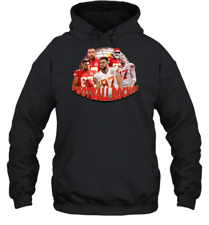 Travis Kelce Football Rocks Hoodie