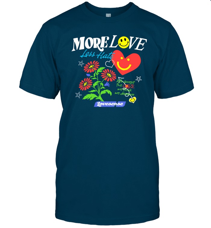 More Love Less Hate Lovense We Accept The Love We Think We Deserve Hoodie