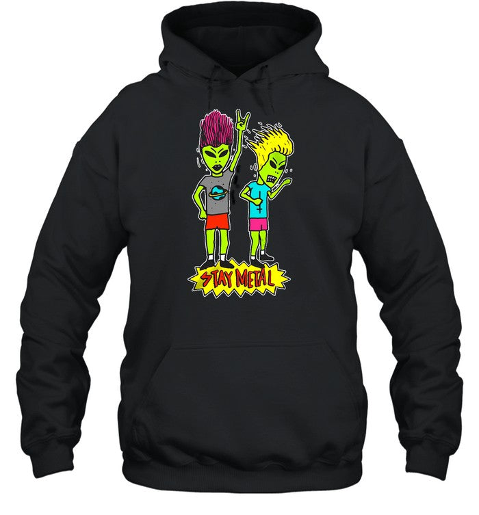 Teen Hearts Stay Metal Hoodie