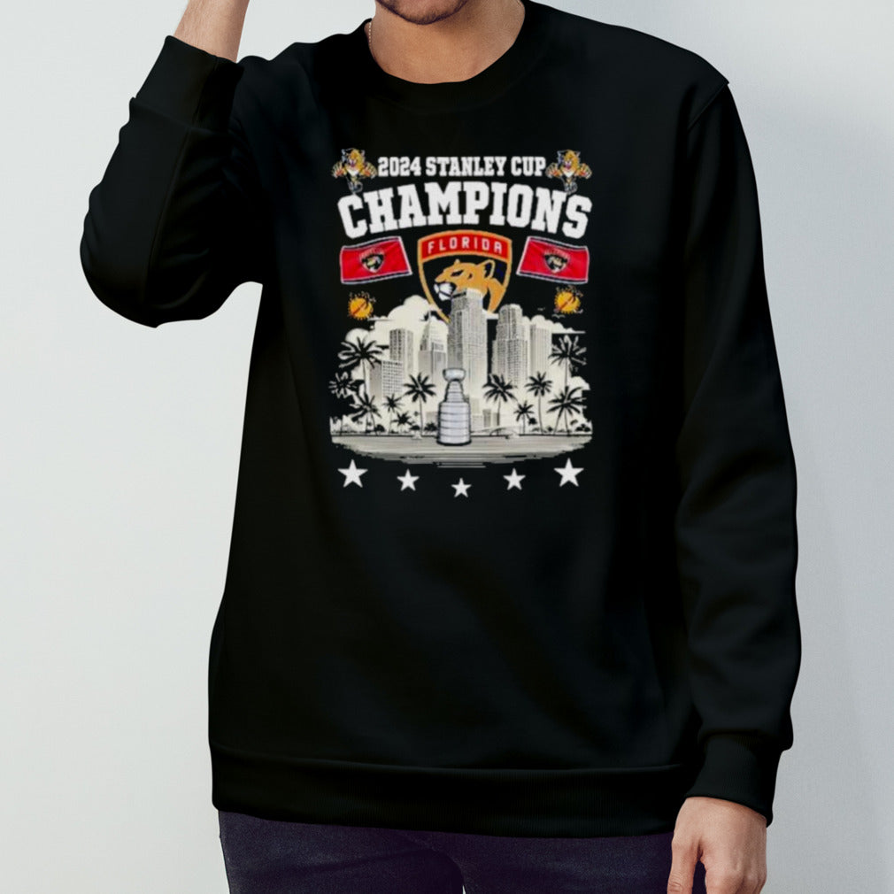 2024 Stanley Cup Champions Florida City Skyline Shirt