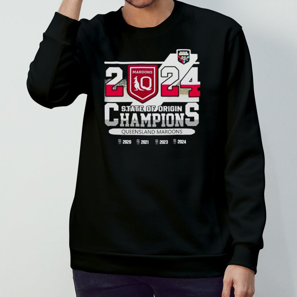2024 State Of Origin Champions Queensland Maroons shirt