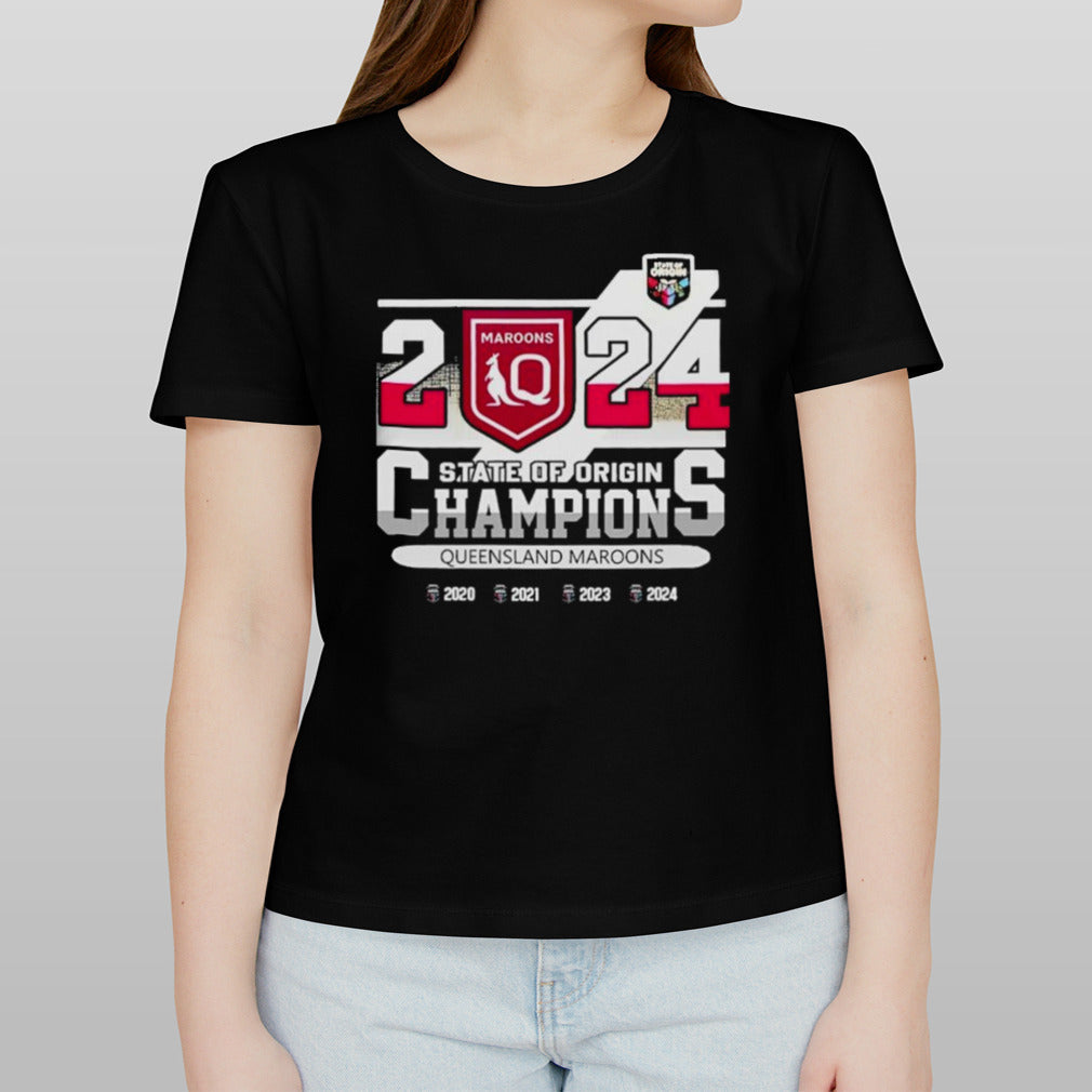 2024 State Of Origin Champions Queensland Maroons shirt