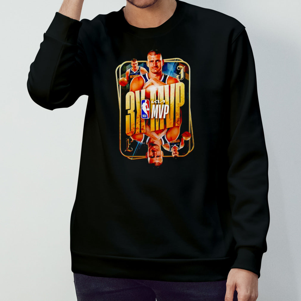 3X MVP Nikola Jokic Card shirt