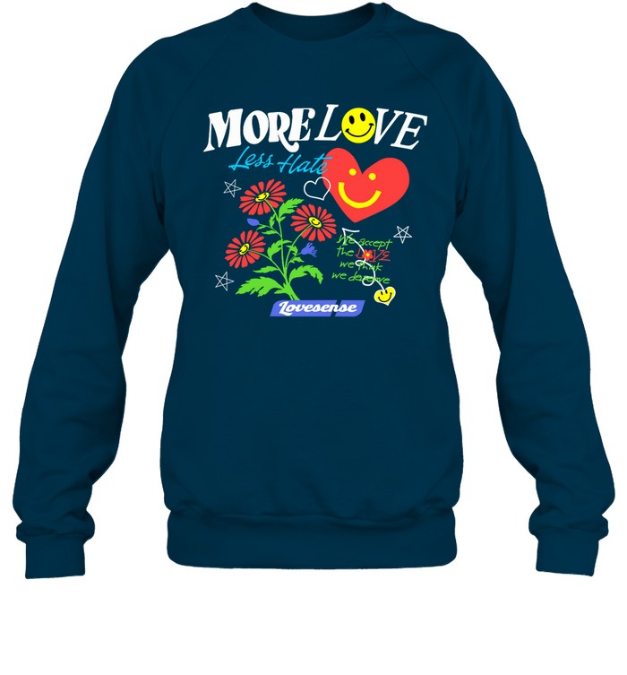 More Love Less Hate Lovense We Accept The Love We Think We Deserve Hoodie