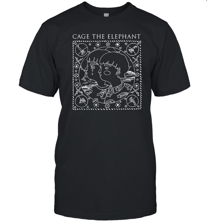 Cage The Elephant Twins Tee Shirt