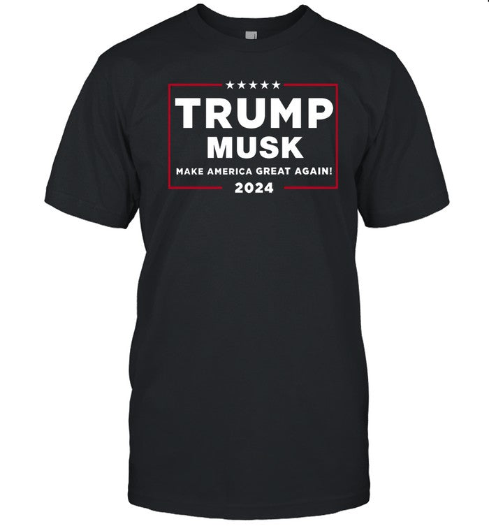Trump Musk Make America Great Again 2024 Tee