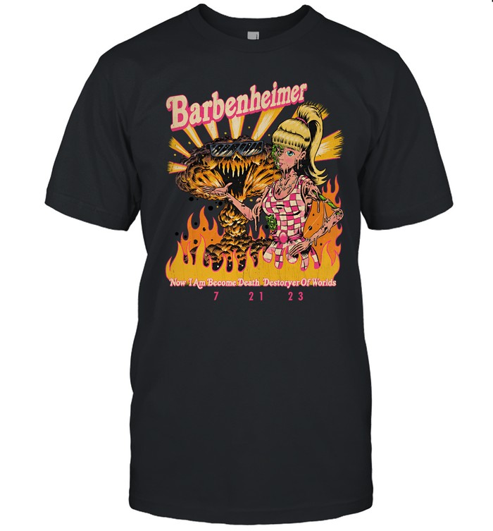 Barbenheimer Now I Am Become Death Destroyer Of Worlds 7 21 23 Hoodie