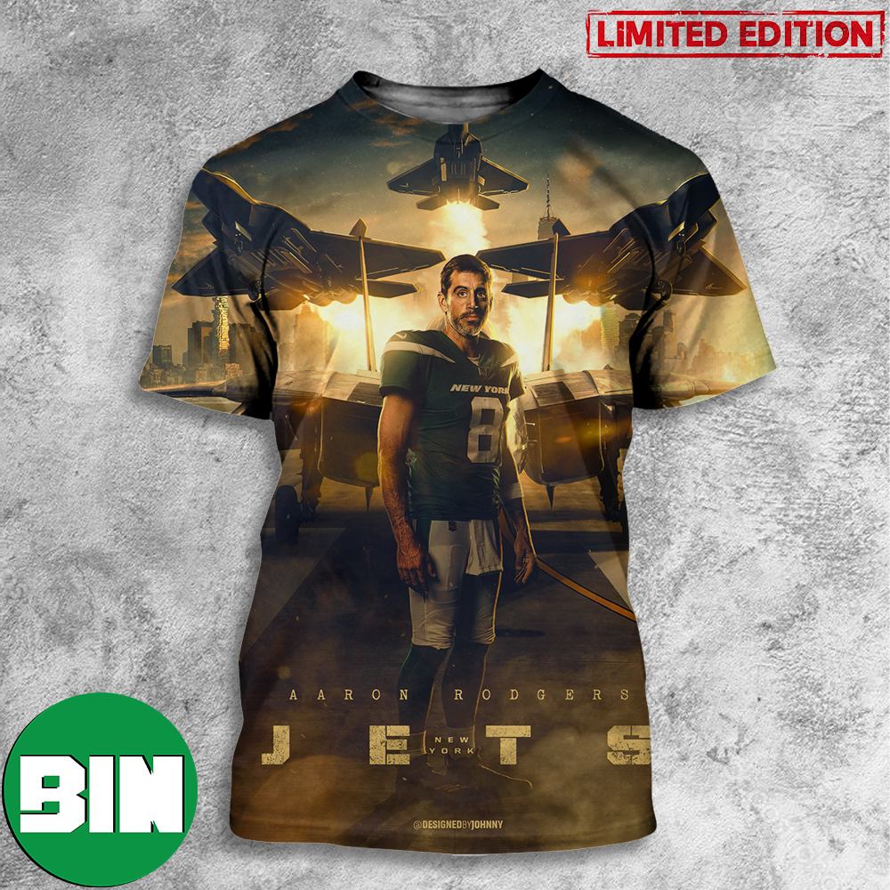 A New Era In New York Jets Aaron Rodgers 3D T-Shirts