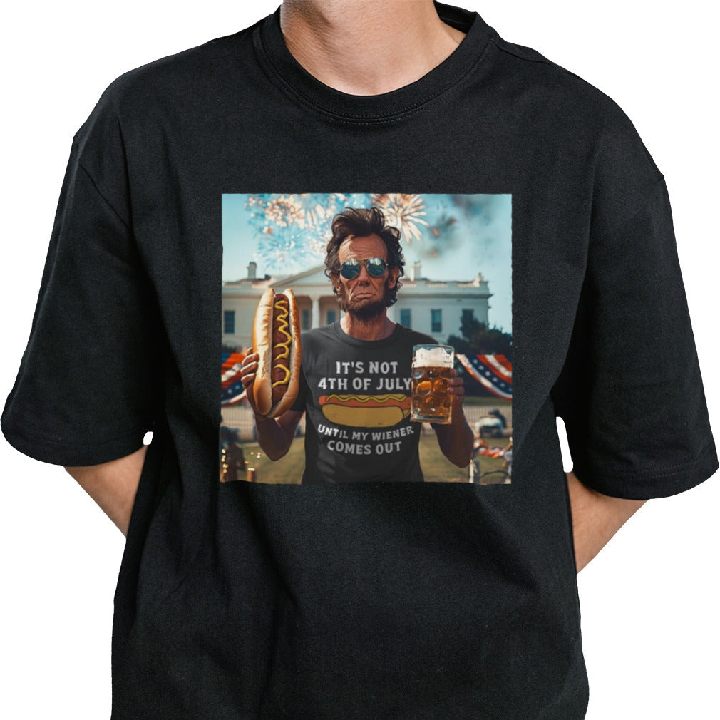 Abraham Lincoln Hotdog It’s Not 4th Of July 2024 shirt