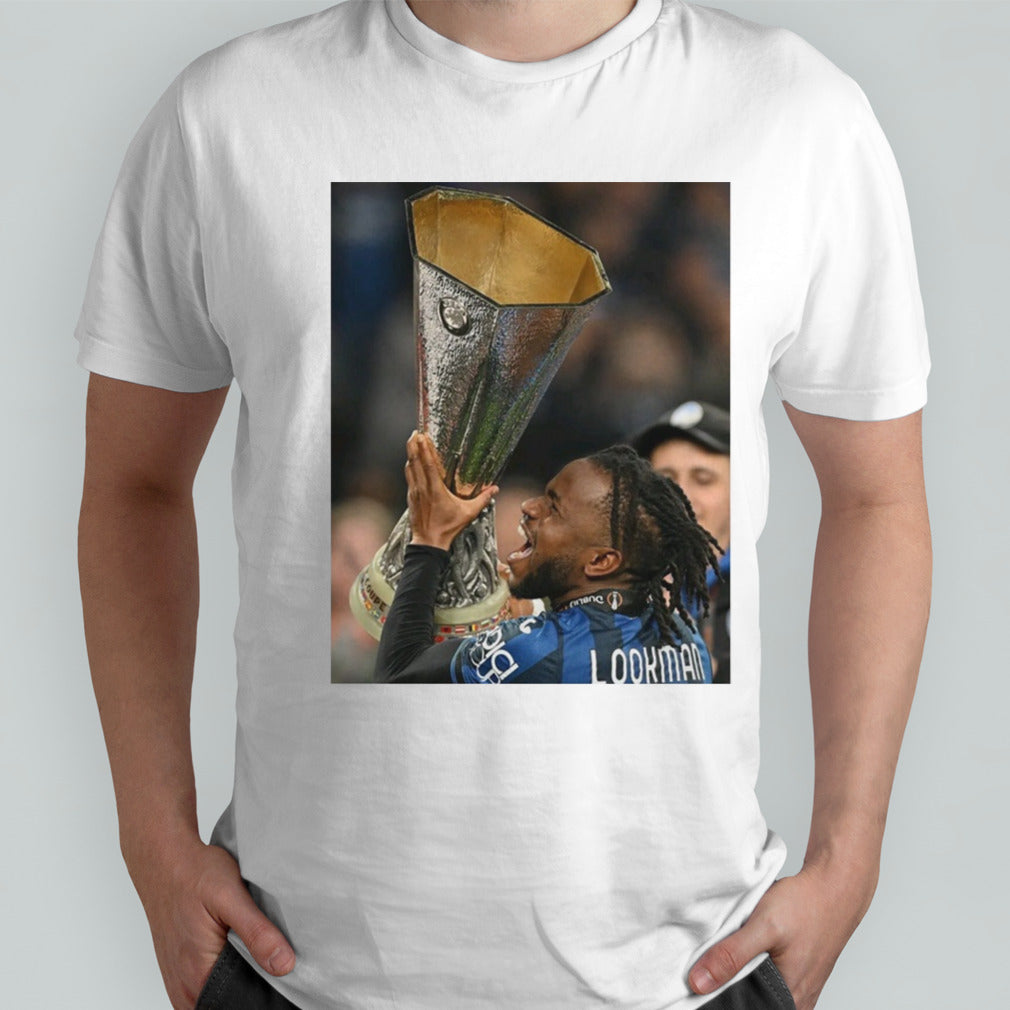 Ademola Lookman Scores Hat trick as Atalanta Fc Wins 1st Ever Europa League Trophy T Shirt