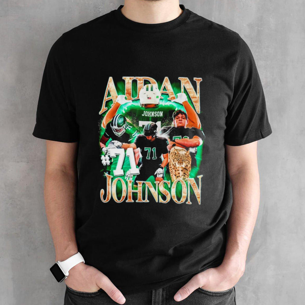 Aidan Johnson Ohio Bobcats 71 shirt