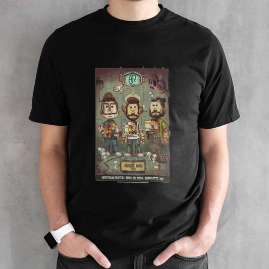 Ajr April 10 2024 Spectrum Center Charlotte Nc T-shirts