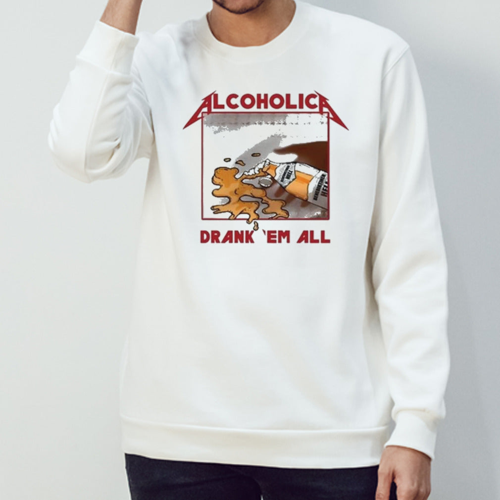 Alcoholica Drank Em All Benediktiner Hell Beer Shirt