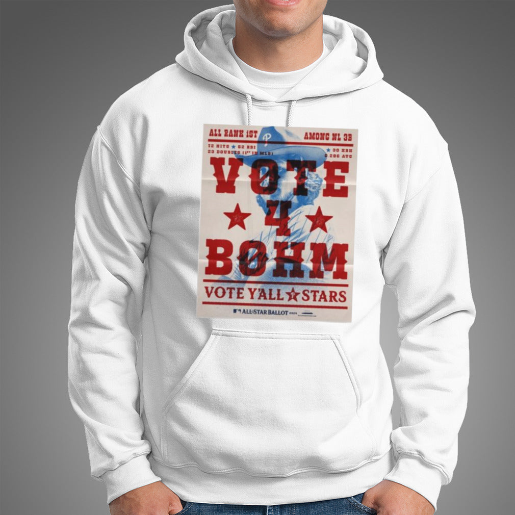 Alec Bohm Vote Y’all Stars Philadelphia Phillies All-Stars 2024 Shirt