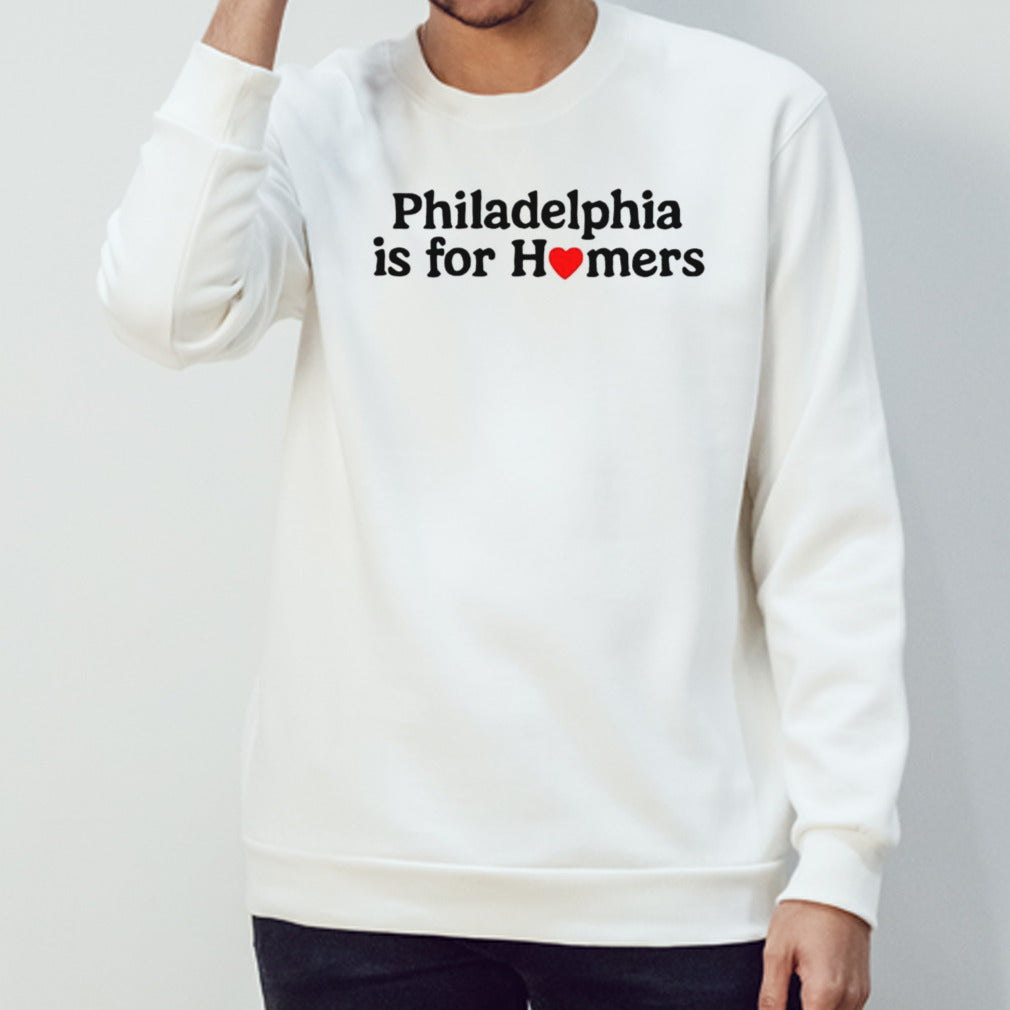 Alec Bohm wearing Philadelphia is for Homers shirt