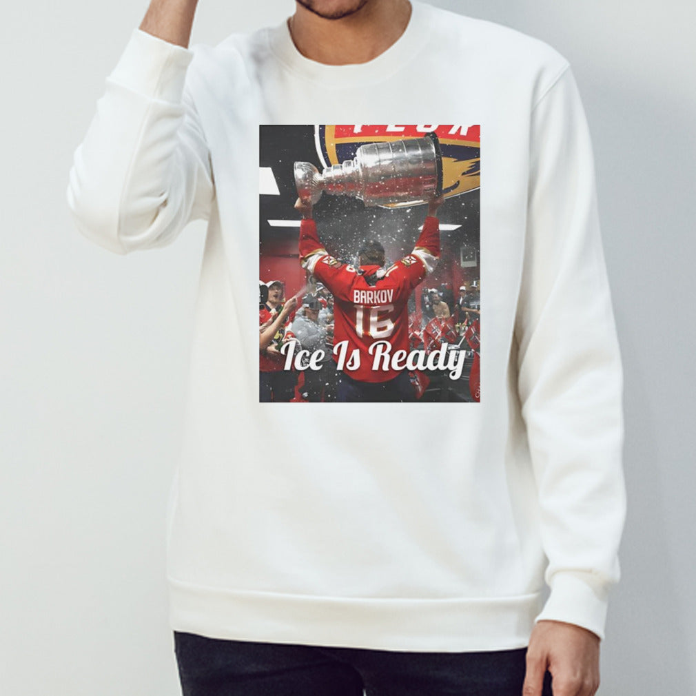 Aleksander Barkov Champagne Shower ice is ready shirt