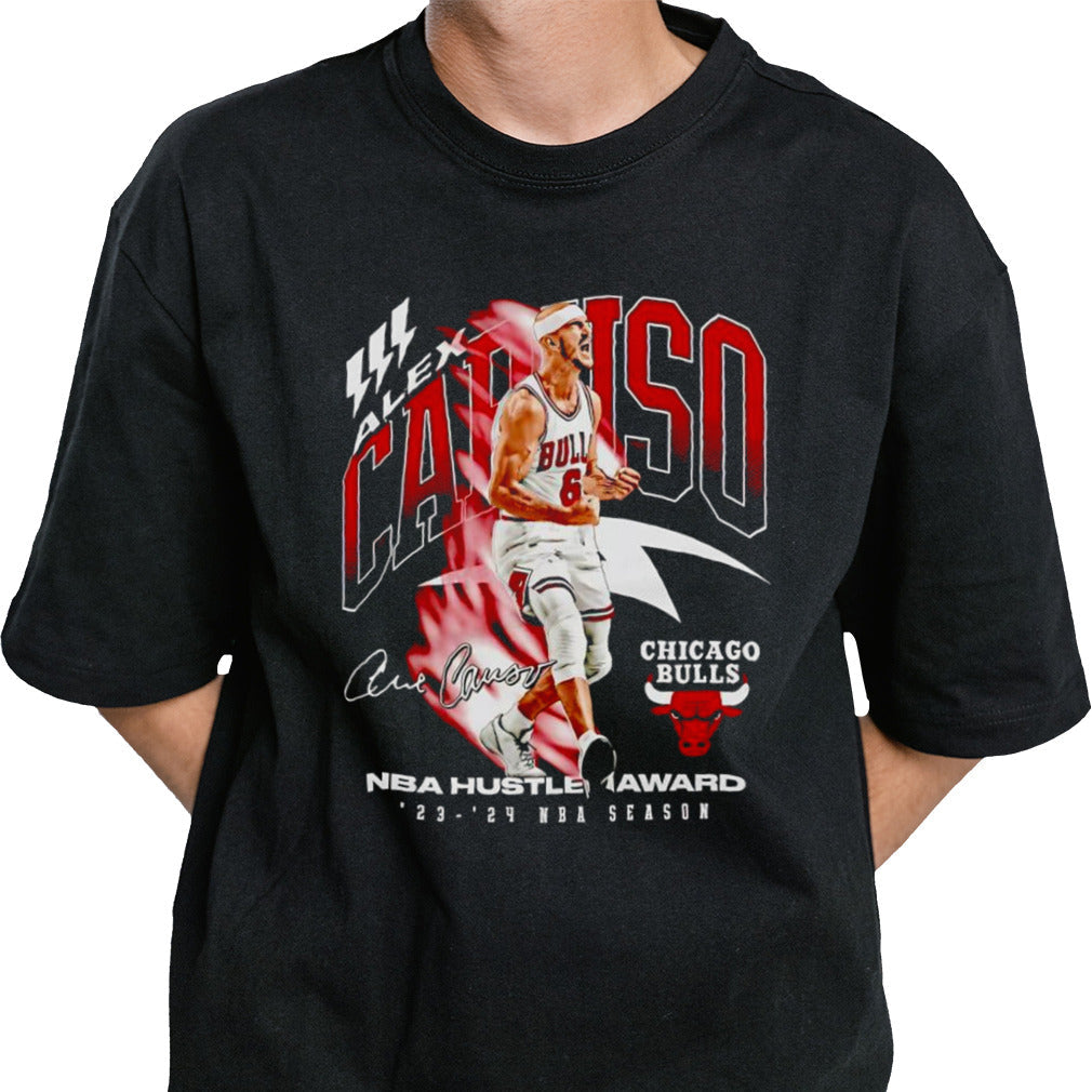 Alex Caruso Chicago Bulls NBA Hustle Award 23-24 NBA Season shirt