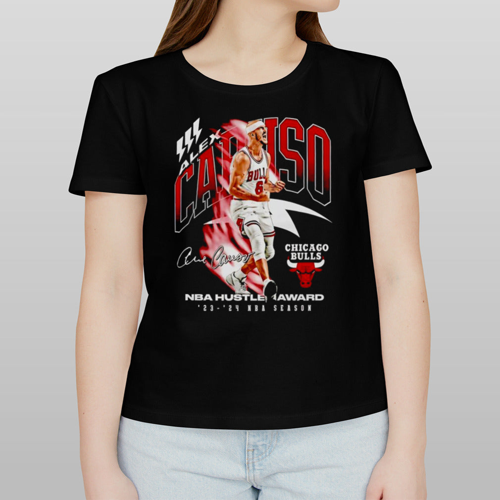 Alex Caruso Chicago Bulls NBA Hustle Award 23-24 NBA Season shirt