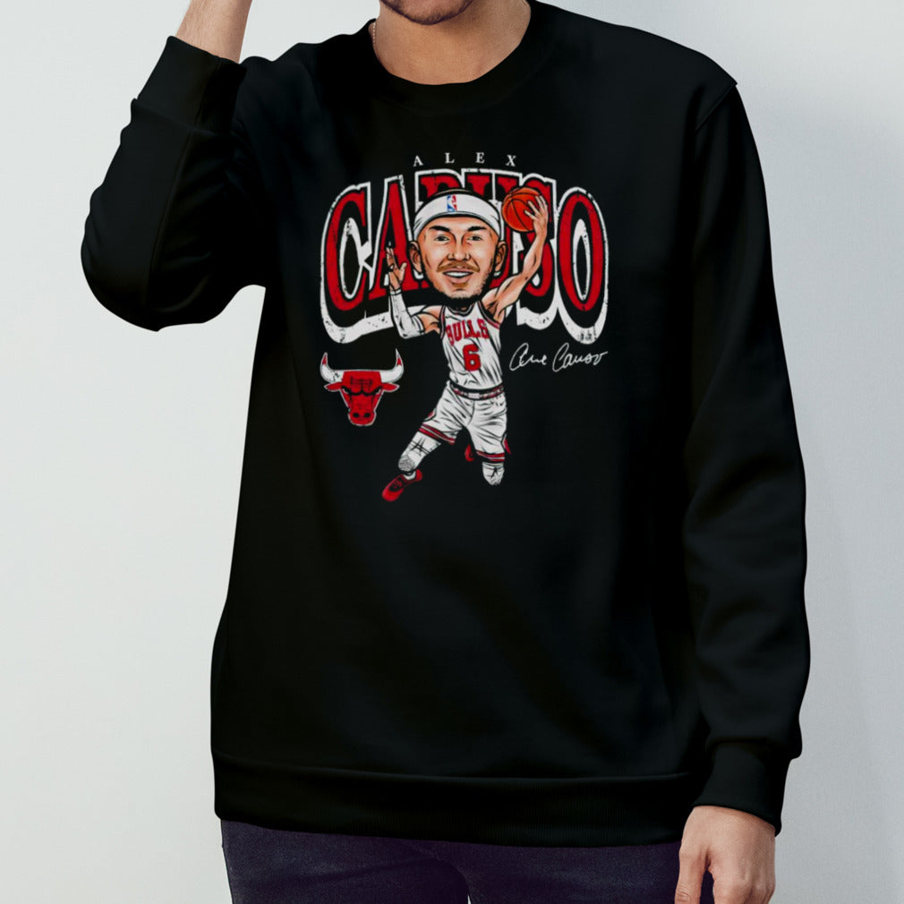 Alex Caruso Chicago Bulls cartoon shirt
