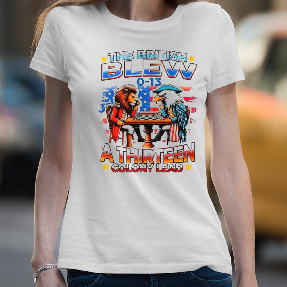 American Patriot The British Blew 13 Colony Lead Shirt