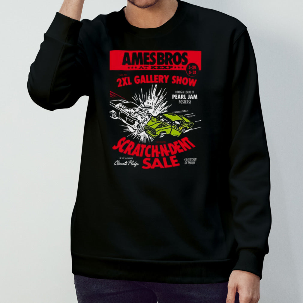Ames Bros 2XL Gallery Show 2024 at KEXP Load And Loads Of Pearl Jam Poster Scratch-N-Dent Sale shirt