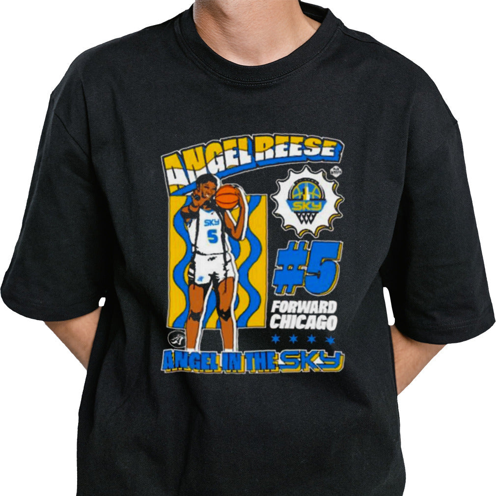 Angel Reese 5 Forward Chicago Angel In The Sky Shirt