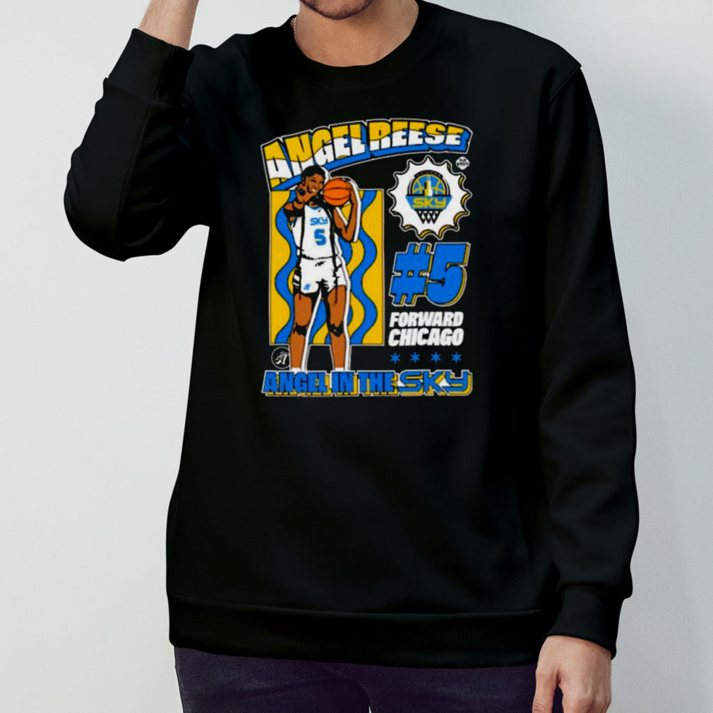 Angel Reese 5 Forward Chicago Angel In The Sky Shirt