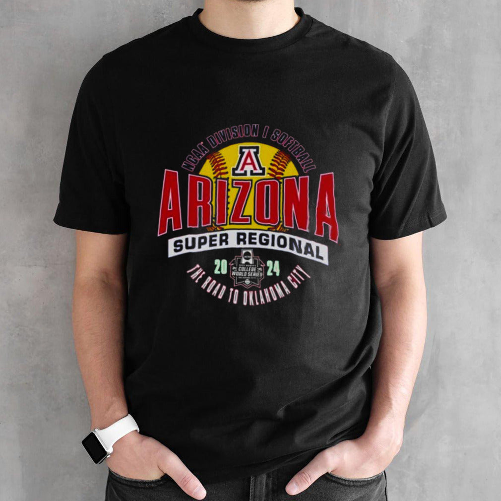 Arizona Wildcats 2024 NCAA Division I Softball Super Regional The Road To Oklahoma City Shirt