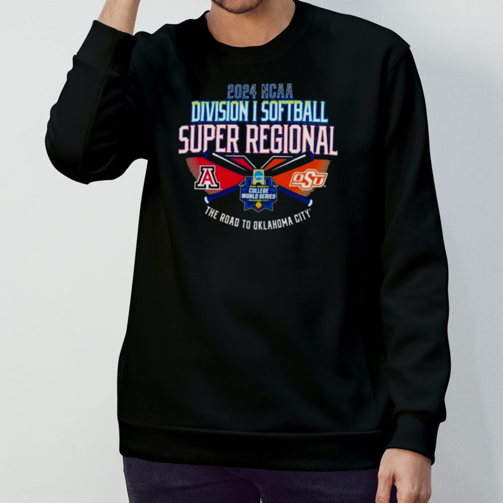 Arizona Wildcats Vs Oklahoma State Cowboys 2024 NCAA Division I Softball Super Regional Shirt