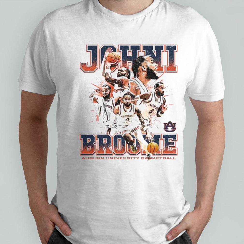 Auburn Tigers Ncaa Mens’s Basketball Johni Broome Auburn University Basketball T-shirts