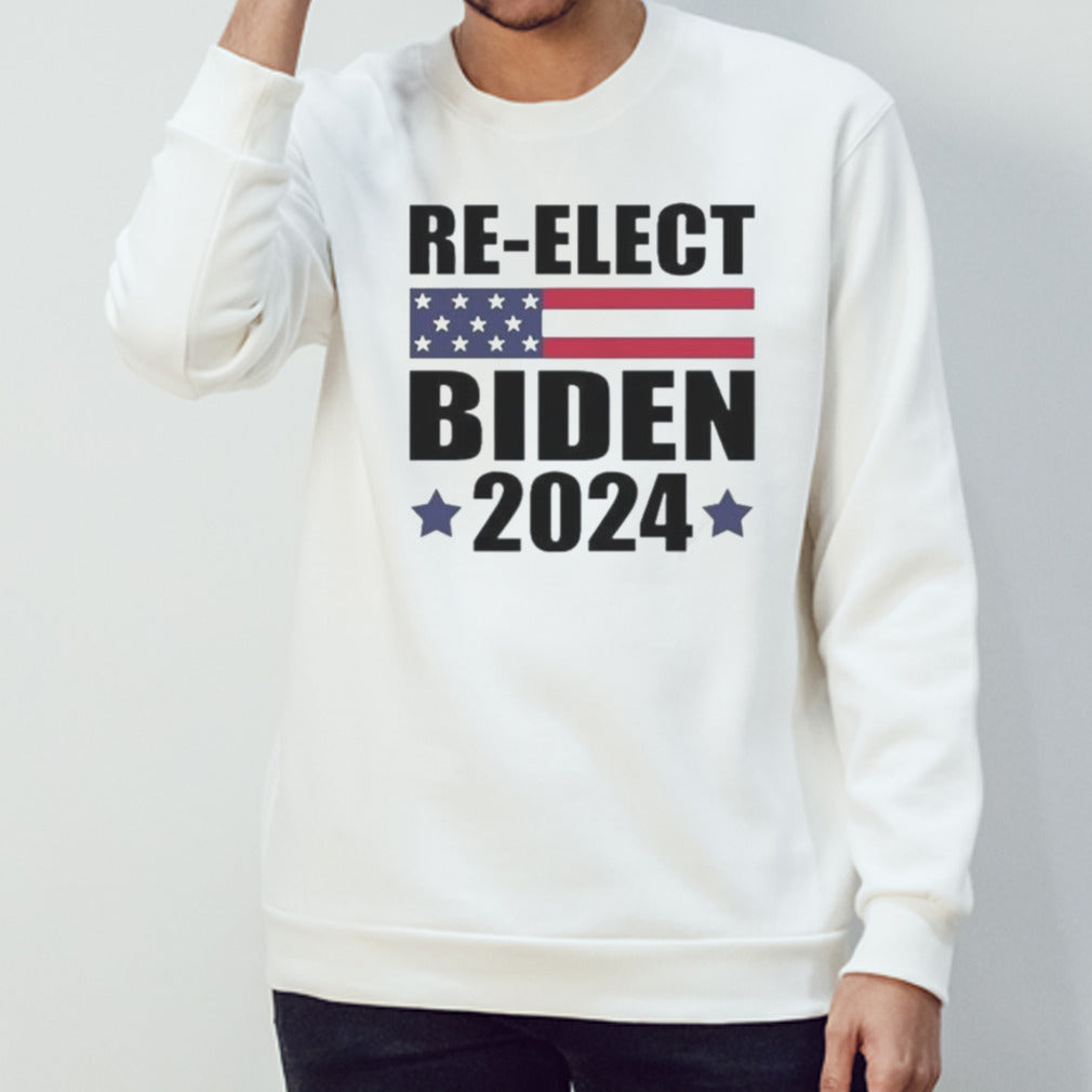 Awesome Re elect Biden American Flag Pro Biden 2024 Election Shirt
