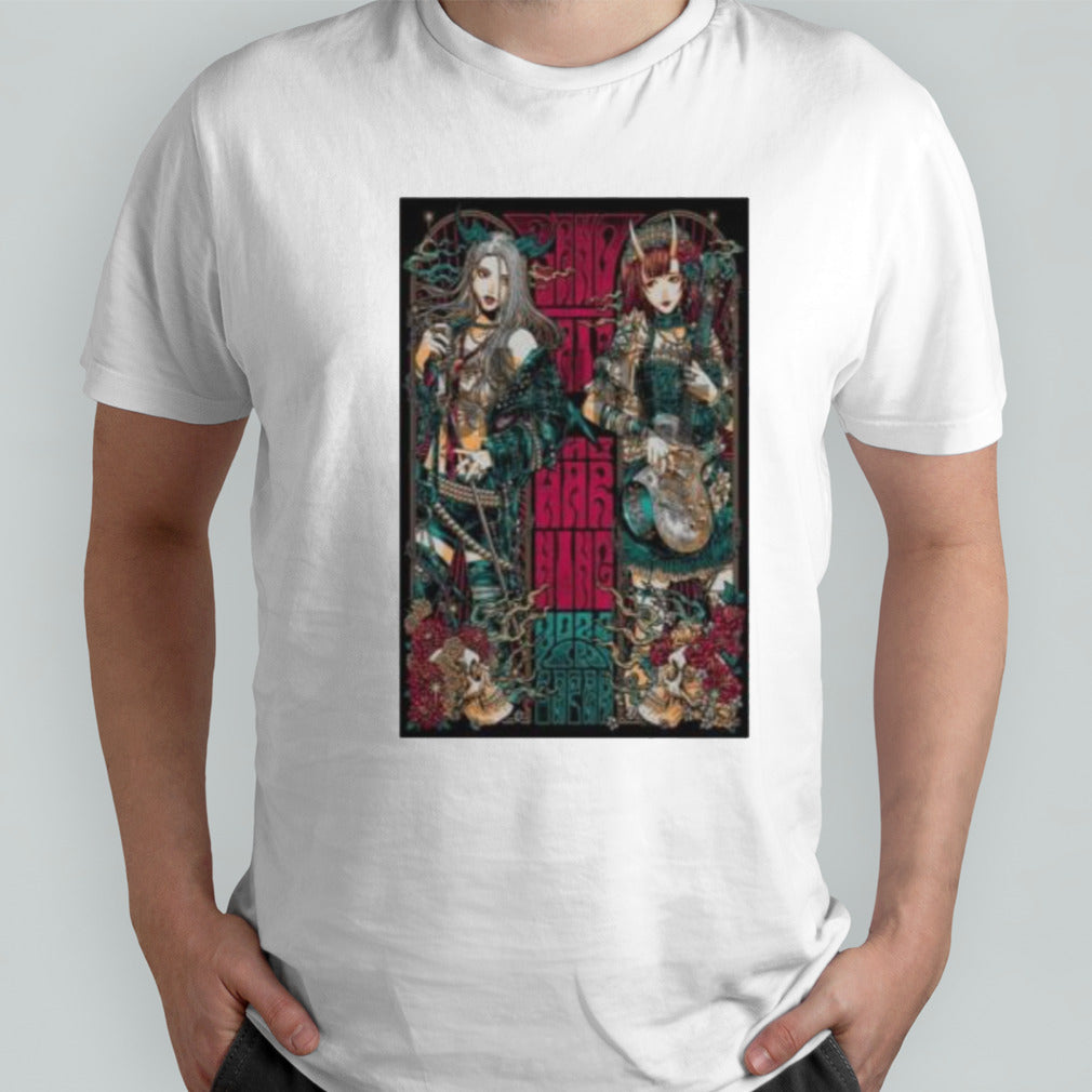 BAND-MAID × The Warning June 12, 2024 In Japan Show Poster Shirt