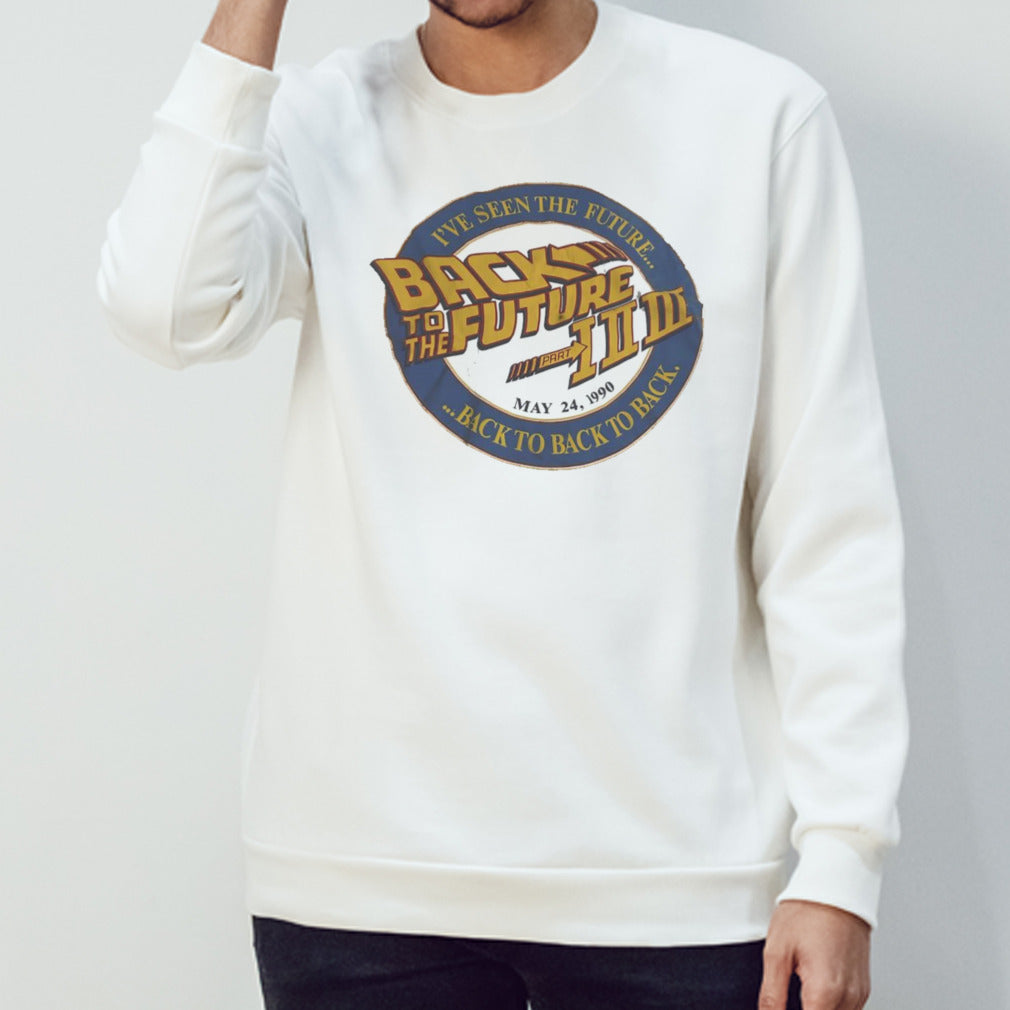 Back to the future I II III I’ve seen the future back to back to back shirt