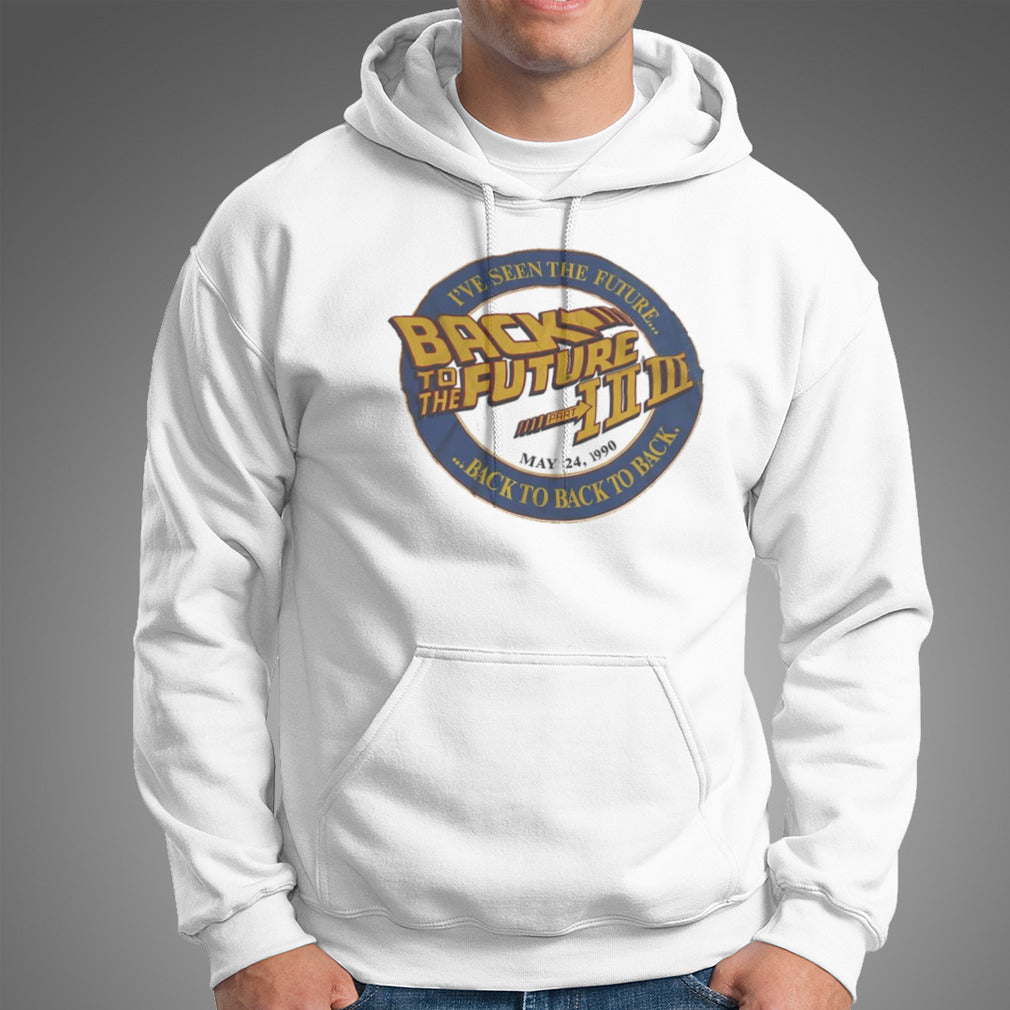 Back to the future I II III I’ve seen the future back to back to back shirt