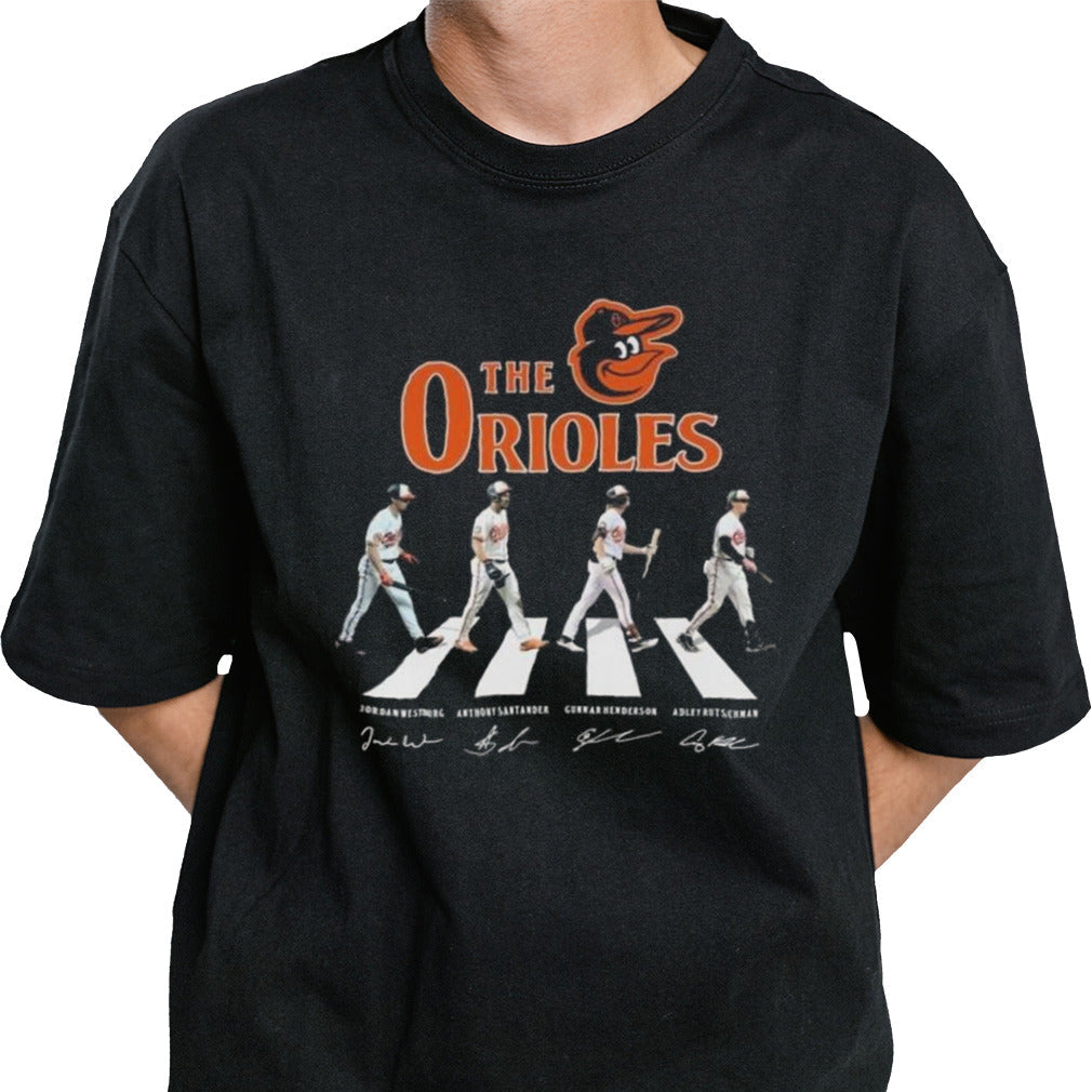 Baltimore Orioles The Baseball Team The Orioles Legends Abbey Road Signatures Shirt