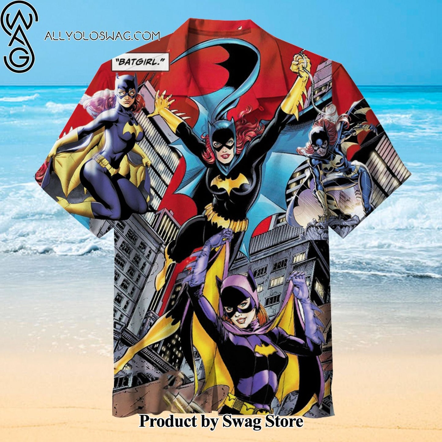Batgirl Authentic Aloha Hawaiian Shirt