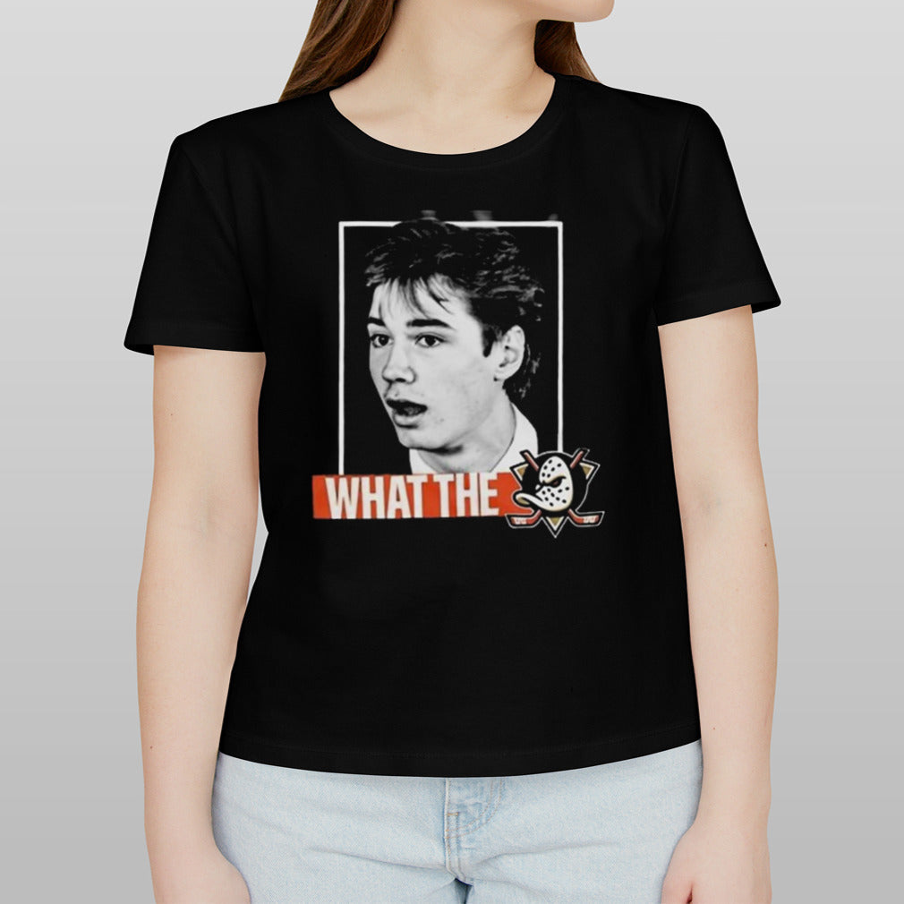 Beckett Sennecke What The Anaheim Ducks T-Shirt