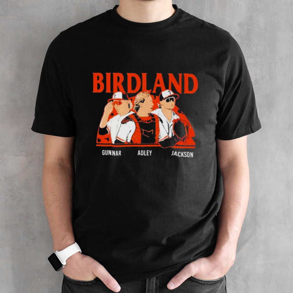 Birdland Baltimore Orioles Gunnar Adley And Jackson Shirts