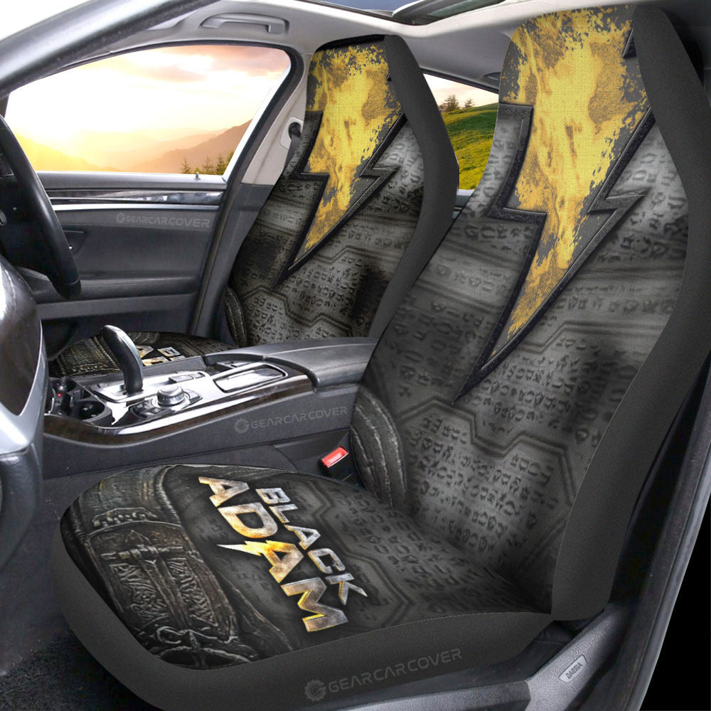Black Adam Car Seat Covers Custom Car Interior Accessories