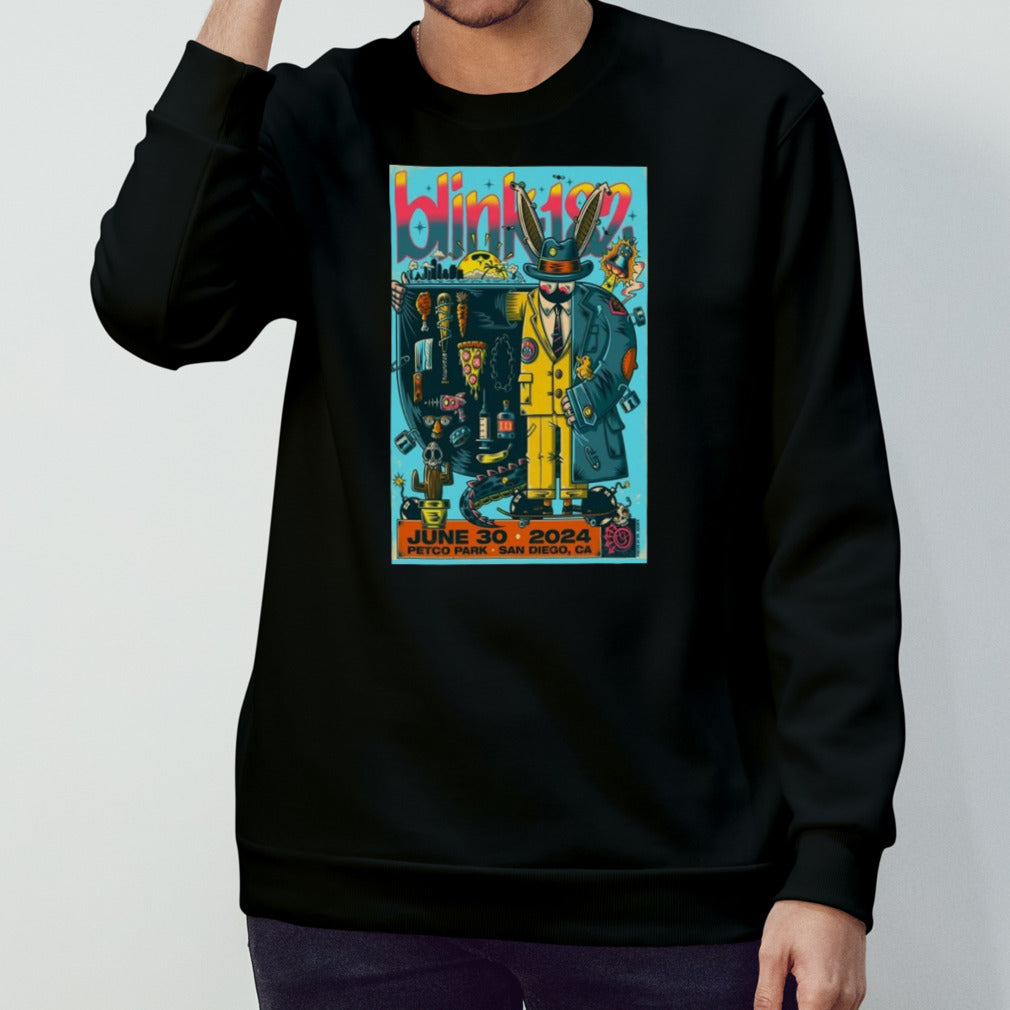 Blink 182 The Special San Diego CA Hometown Show Tonight Limited Poster At Petco Park On June 30 2024 Shirt