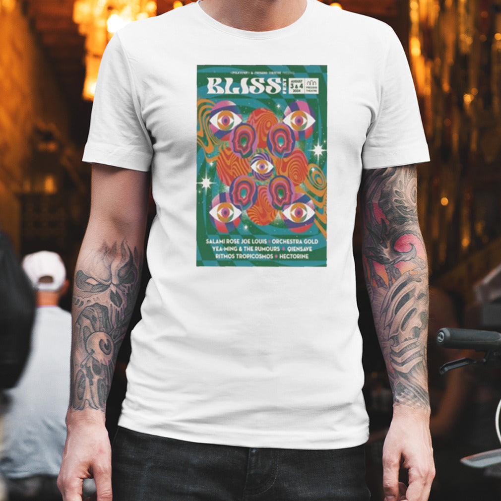 Bliss Fest Aug 3 4 2024 Presidio Theatre San Francisco CA Poster Shirt