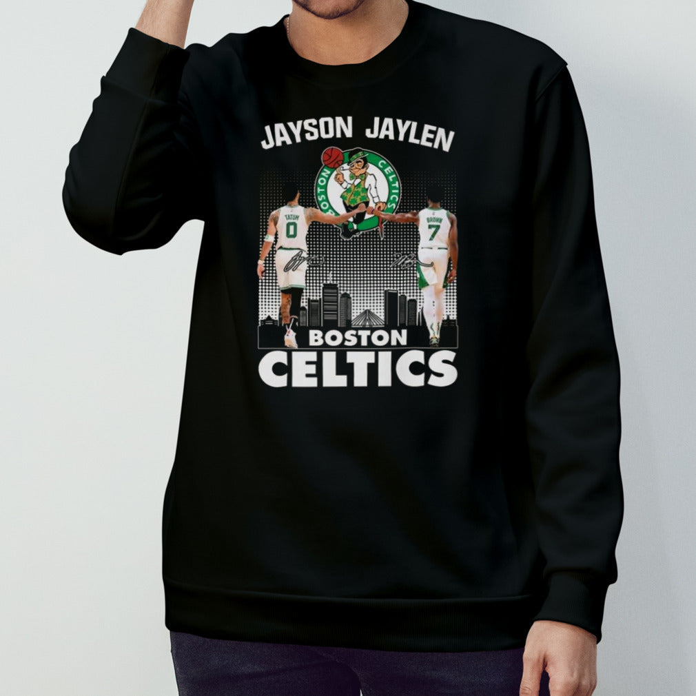 Boston Celtics Jayson Tatum Jaylen Brown The Dynamic Duo Signatures T-shirt