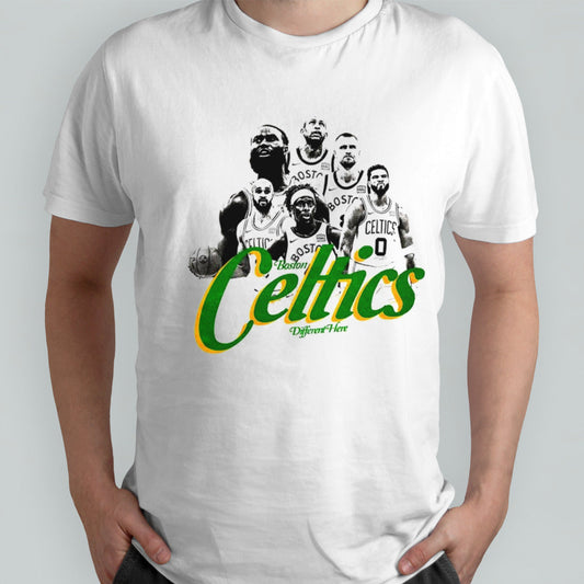Boston Celtics different here players shirts