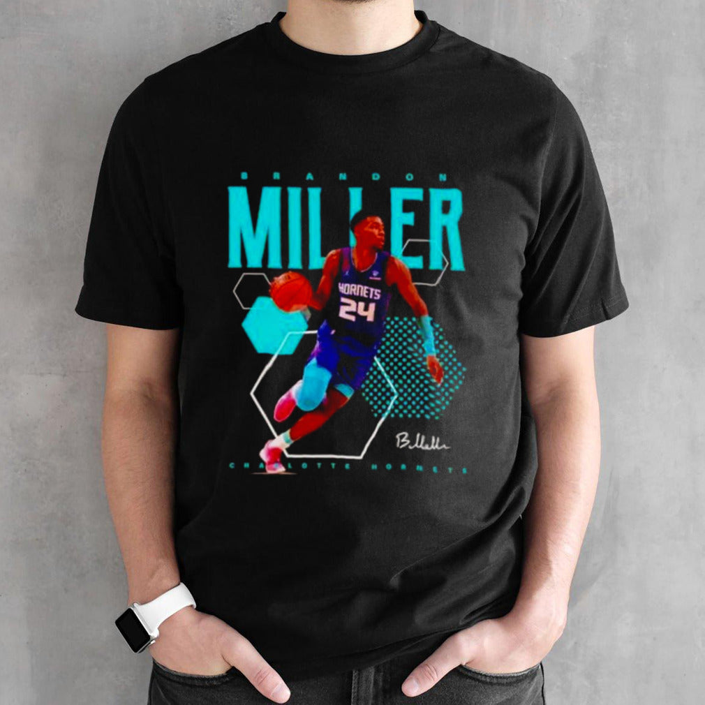 Brandon Miller Charlotte Hornets basketball signature shirts