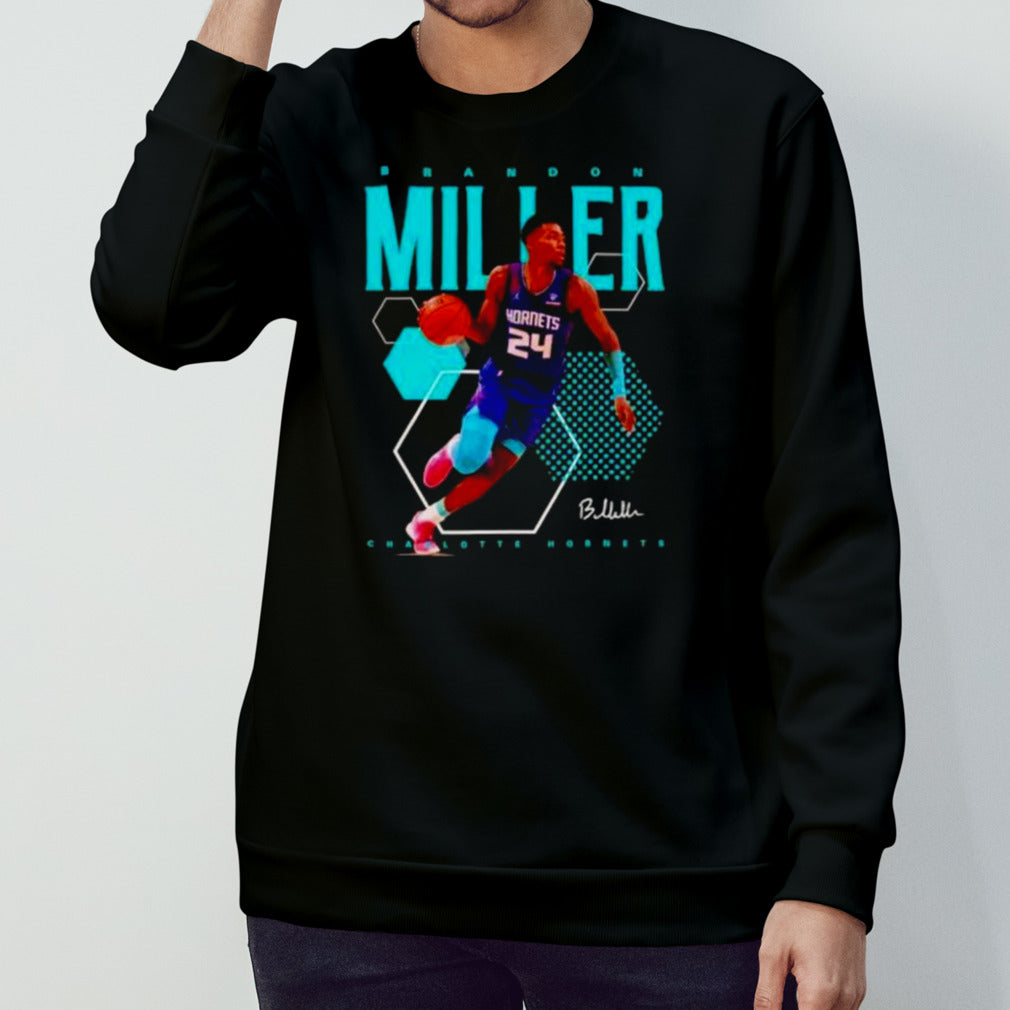 Brandon Miller Charlotte Hornets basketball signature shirts