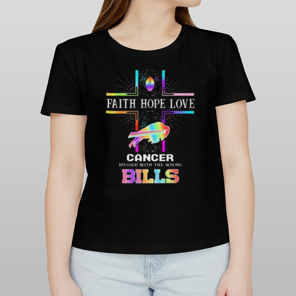 Buffalo Bills Cancer Messed With The Wrong Bills Pride 2024 shirt