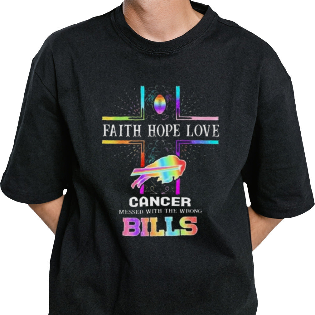 Buffalo Bills Cancer Messed With The Wrong Bills Pride 2024 shirt