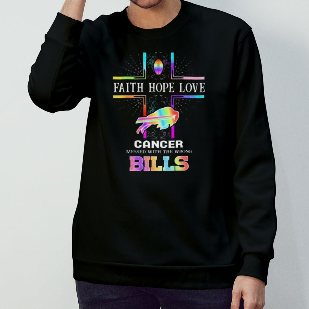 Buffalo Bills Cancer Messed With The Wrong Bills Pride 2024 shirt