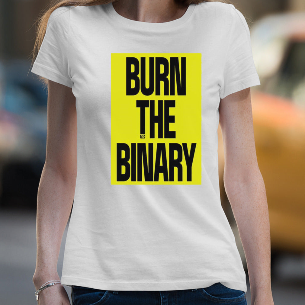 Burn the binary shirt