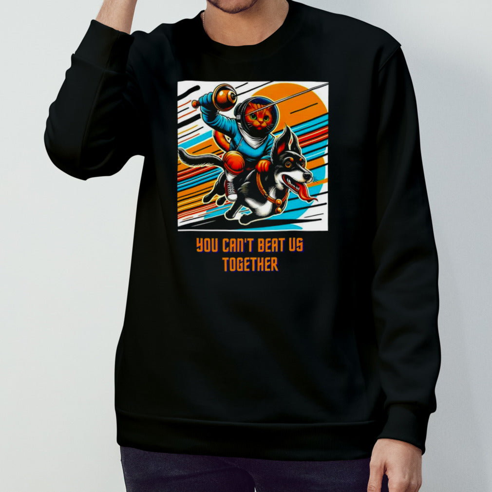 Cat you can’t beat us together shirt